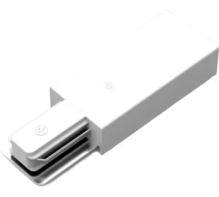 Коннектор Gauss (TR114) для подключения трекового шинопровода к сети, через кабель, цвет белый купить по самой низкой цене