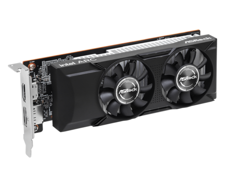 Видеокарта PCI-E 4.0 4Gb GDDR6 ASRock Intel Arc A310 4GB LP (90-G4NZZ-00UANF) 64b, 1*HDMI/DP купить по самой низкой цене