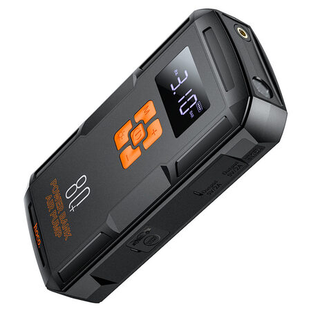 Пусковое устройство (бустер) для автомобиля Hoco QS2  8000 mAh Max ток запуска 800A/Компрессор 10.3 Бар купить по самой низкой цене