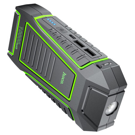 Пусковое устройство (бустер) для автомобиля Hoco QS1 Spring Car Jump Starter 10000 mAh  Max ток запуска 600A купить по самой низкой цене