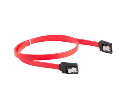 Кабель интерфейсный Lanberg (CA-SASA-14CC-0050-R) 2*SATA (7-pin) 0,5м, Red, 3Gb/s купить по самой низкой цене