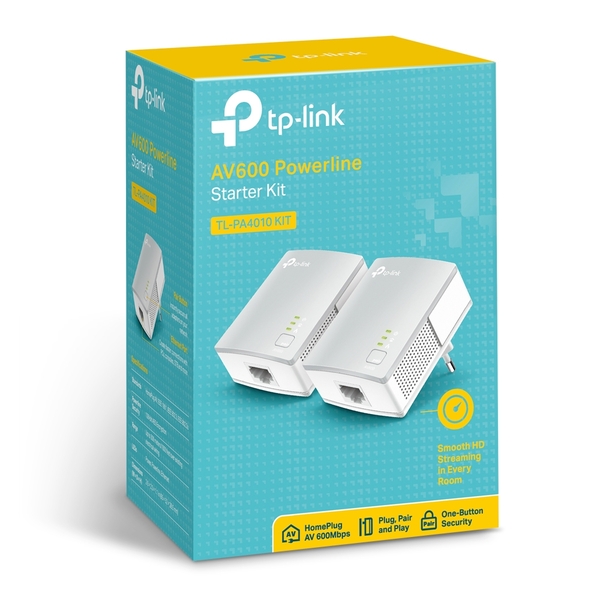 Адаптер 2шт. x AV600 Nano Powerline TP-LINK TL-PA4010KIT 1p 500Мб/с купить по самой низкой цене