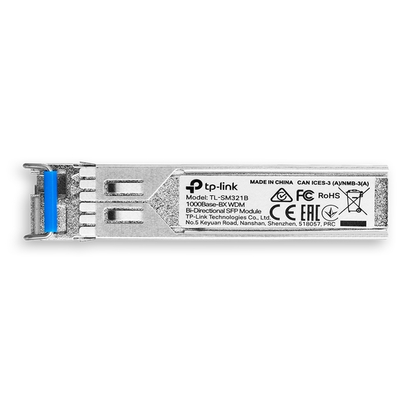 Модуль SFP (mini-GBIC) TP-LINK (TL-SM321B)  Simplex LC, 1*1000Base-BX, SM, max 10km купить по самой низкой цене
