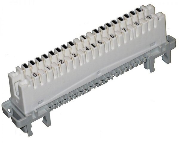 Плинт Anshi Krone LSA Profile (10 пар,размыкаемый) 2/10 купить по самой низкой цене