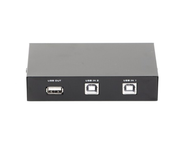 Переключатель USB 2-портовый  ручной (DSU-21) 2*USB-BF v.2.0 для 2 ПК -> USB-AF устройств. или HUB купить по самой низкой цене