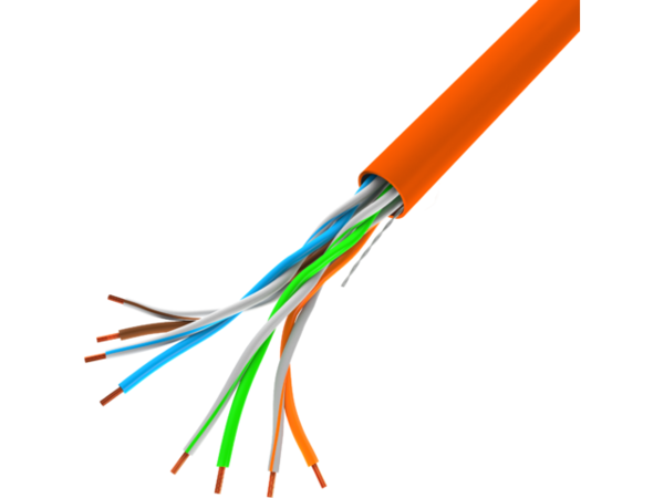 Кабель ETHERNET UTP 4P CAT5E медь (1м) Orange (LANBERG LCU5-12CU-0305-O) купить по самой низкой цене