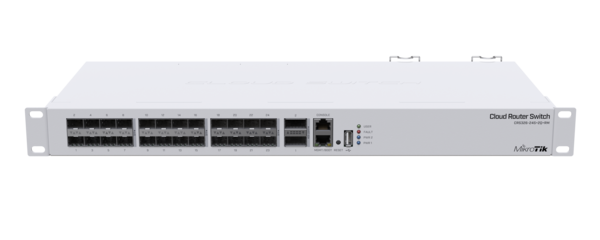 Маршрутизатор Mikrotik CRS326-24S+2Q+RM (24 x 10Gb SFP+, 2 х 40Gb QSFP+) купить по самой низкой цене