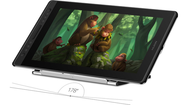 Планшет графич. HUION Kamvas Pro 16 (15.6' IPS, 1920*1080, 8192 уровней нажатия, 5080lpi, ручка PW507, USB-C) купить по самой низкой цене