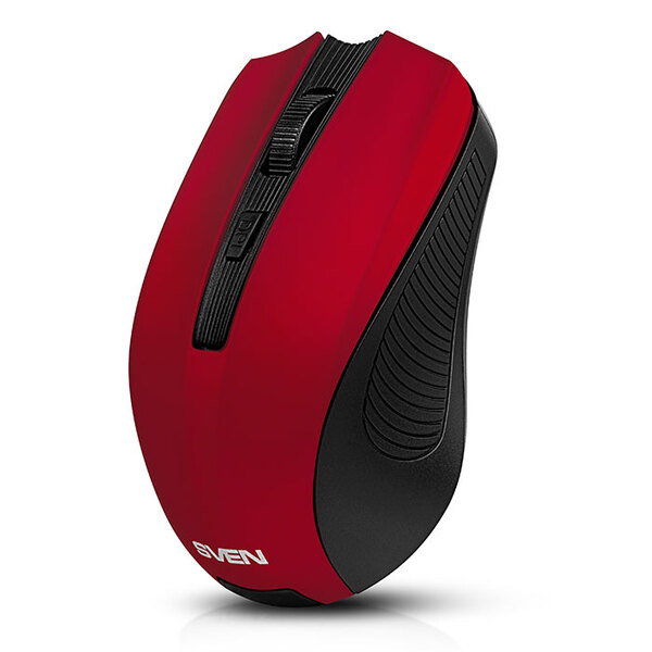 Мышь SVEN RX-350W Wireless, 5+1кл., 600/1000/1400dpi, Red купить по самой низкой цене