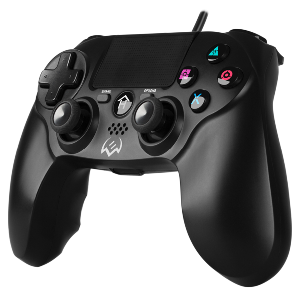 Джойстик (GamePad) SVEN GC-400, USB, проводная, для PS3/4, сенсорная панель, виброотдача, black купить по самой низкой цене