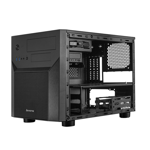 Корпус MiniTower mATX Chieftec Pro Cube CI-02B-OP Mesh Series, без БП, mATX / Mini-ITX, BLACK купить по самой низкой цене