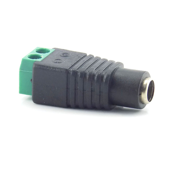 Переходник (Video Balun Plug Connector) 12V DC BNC Male female Connector Coax CAT5 (DC-Female) 1шт. купить по самой низкой цене