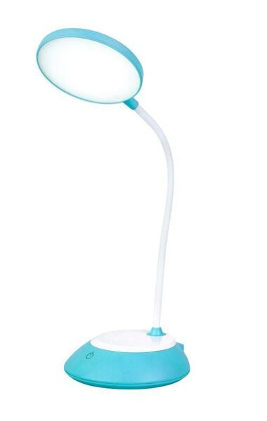 Светильник настольный Ultraflash (UF-744  C13) 6Вт, голубой, диммируемый, сенсорн.упр.  (14470) купить по самой низкой цене