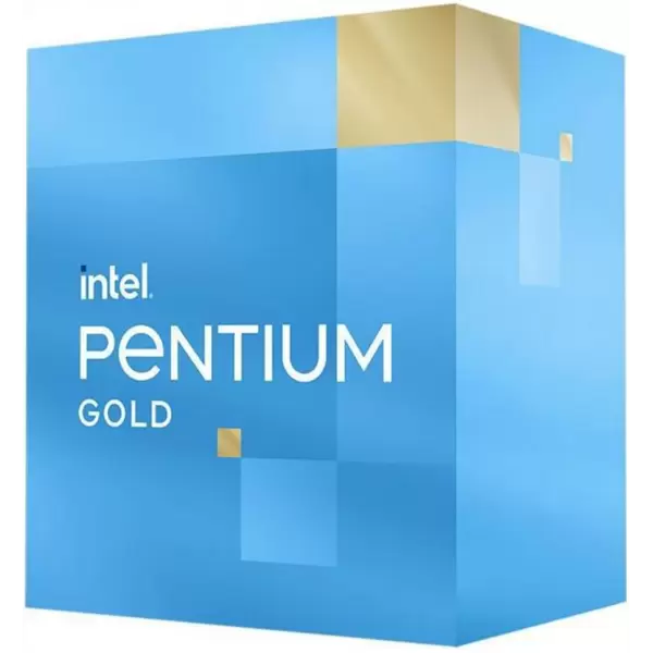 CPU Intel Pentium Gold G7400 LGA1700, 3.7GHz, 6Mb, BOX, 2*CORE, UHD 710, PDP 46W ( BX80715G7400) купить по самой низкой цене