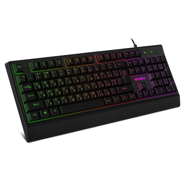Клавиатура SVEN KB-C7150EL USB, black, RGB подсветка с регулир. яркости и дышащим режимом купить по самой низкой цене