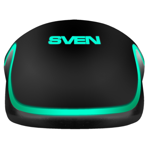 Мышь SVEN RX-530S, 3+1кн., 800/1000/1200dpi, USB, Black, динамическая подсветка купить по самой низкой цене