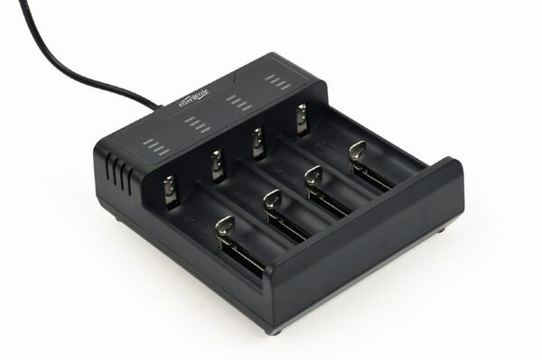 Зарядное устройство (BC-USB-02) для Ni-MH/Ni-CD/Li-Ion на 4 ак. AA/AAA, USB выход 5V 2A, вход 5V,9V,12V mUSB купить по самой низкой цене
