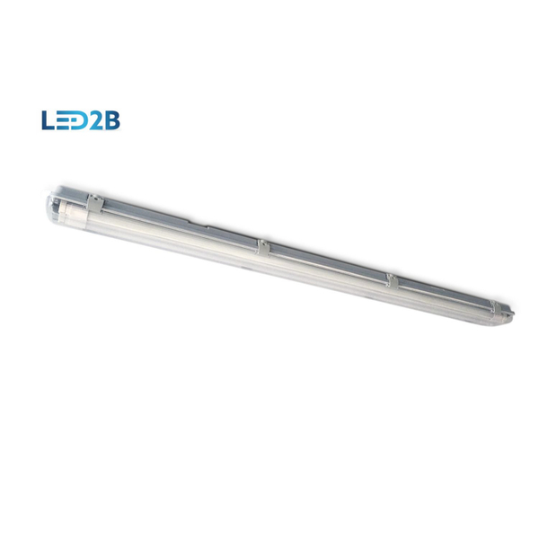 Светильник линейный под LED лампу, HERMES 2x120 LED2B, IP65 купить по самой низкой цене