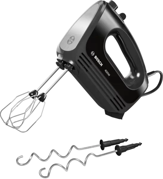 Миксер BOSCH MFQ2420B (ручной, 400Вт, 4 скор, импульсный режим) black купить по самой низкой цене