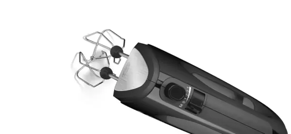 Миксер BOSCH MFQ2420B (ручной, 400Вт, 4 скор, импульсный режим) black купить по самой низкой цене