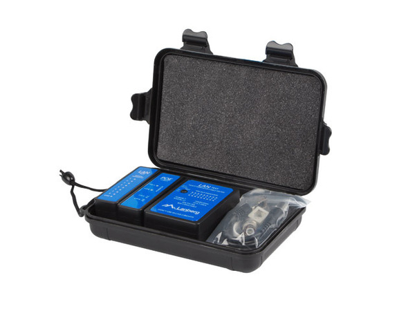 Тестер кабельный (LAN / PoE)  RJ-45 / RJ-11 / RJ-12 / BNC  LANBERG (NT-0404) купить по самой низкой цене