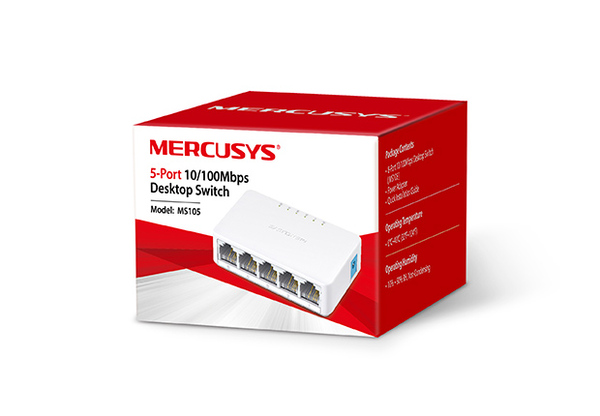 SWITCH MERCUSYS (MS105) 5 портов 10/100 Мбит/с купить по самой низкой цене