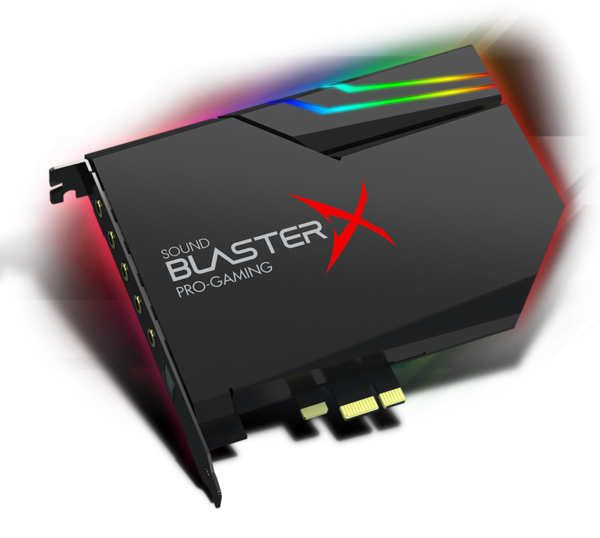 Звуковая карта CREATIVE Sound Blaster X AE-5 Plus (70SB174000003) PCI-E, 32bit, 384kHz купить по самой низкой цене