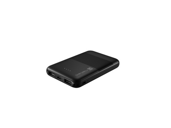 Power Bank Natec TREVI COMPACT (NPB-1940)  5000MAH 2X USB-A + 1X USB-C BLACK купить по самой низкой цене