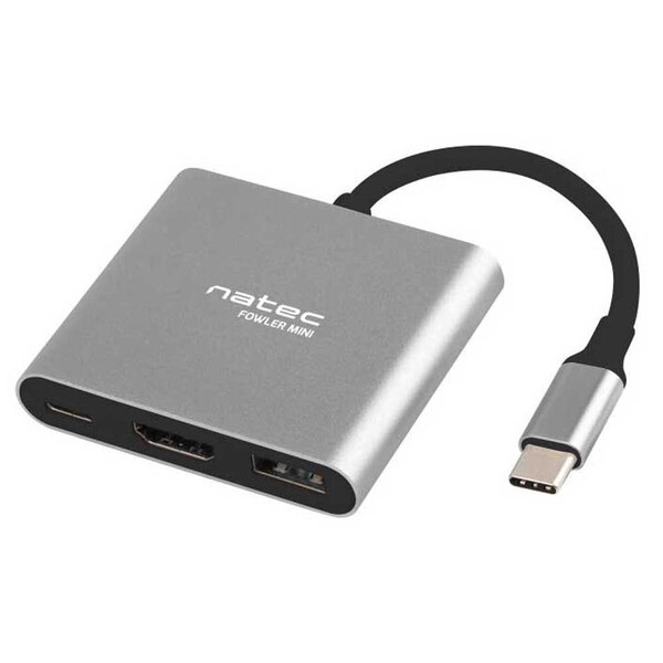 Док-станция (многопорт. концентратор) Natec Fowler MINI (NMP-1607) USB-C <-> USB3.0, USB-C, HDMI 4K купить по самой низкой цене
