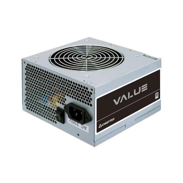Блок питания 600W CHIEFTEC Value APB-600B8 (без кабеля питания) ATX 2.3, 24+8+2x8pin, Fan 12см, APFC, 80+ купить по самой низкой цене