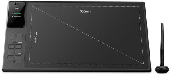 Планшет графич. HUION Inspiroy WH1409 V2 (8192 уровней нажатия, 5080lpi, 13.8x8.6', ручка PW500, USB-C) купить по самой низкой цене
