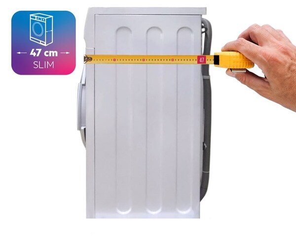 Стиральная машина VIVAX WFL-120615B  (6кг, 1200об/м, фронталь.загр., 60x85x47см) white   0001183444 купить по самой низкой цене