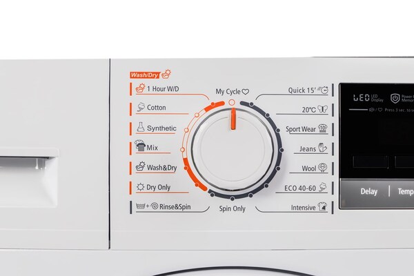 Стиральная машина с сушкой VIVAX WDF-1408D616BS  (8/6кг, 1400об/м, фронталь.загр., 60*85*48см) white   0001206 купить по самой низкой цене