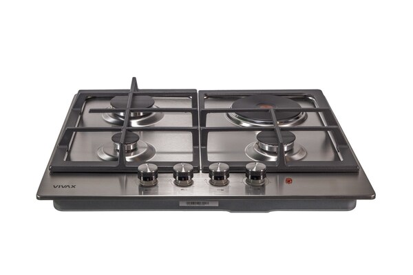 Панель варочная комбинир. Vivax BH-312ICI X 3конф.газ+1конф.электр,нерж.сталь,газ-контр,эл.поджиг (0001212686) купить по самой низкой цене