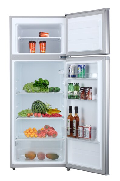 Холодильник Vivax DD-207SL (двухкамерн, общ.объем 207л, класс A+ 143*55*55см.) silver   02357083 купить по самой низкой цене