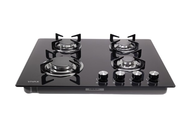 Панель варочная газовая VIVAX BH-402I G (4конф, закален.стекло, эл.подж, газ-контроль) black 0001212695 купить по самой низкой цене