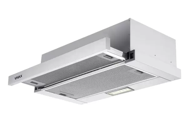 Вытяжка встраиваемая телескопическая  VIVAX CHO-60PT070A X (Ширина -60см., 361куб.м/ч) inox     (0001208265) купить по самой низкой цене