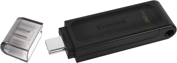 USB-C 3.2 gen1 FLASH DRIVE 32Gb KINGSTON DT 70 (DT70/32GB) купить по самой низкой цене