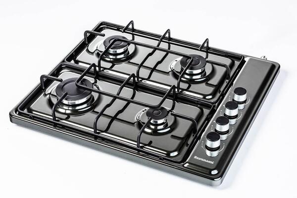 Панель варочная газовая Ravanson (K-04BNG) 4конф,Эмаль, эл.поджиг, газ-контроль купить по самой низкой цене