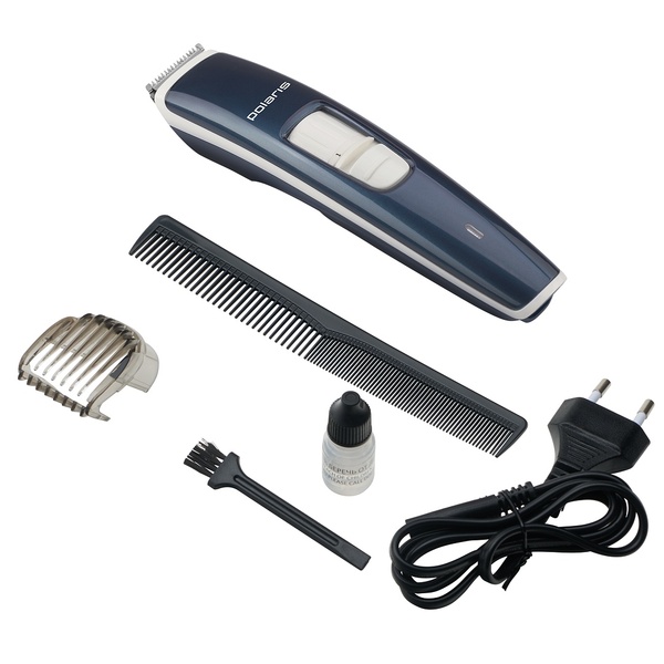Машинка для стрижки волос Polaris PHC 1102R (питание от аккум.)  BLUE купить по самой низкой цене