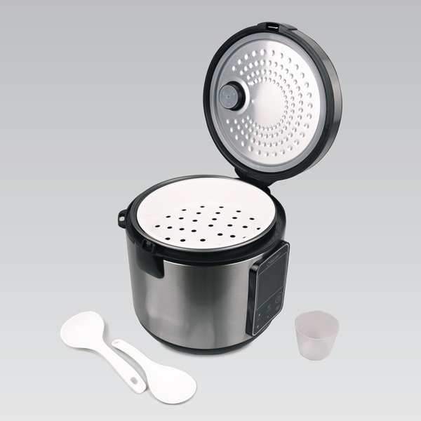 Мультиварка Maestro MR-795 (серебр.) 26 прогр., Диспл., антиприг.покр.чаши, электр. упр., 5л, 700Вт купить по самой низкой цене