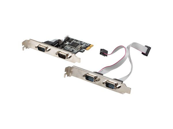 Контроллер  PCI Express->COM 9PIN X4 (4 COM порта) Lanberg (PCE-DB9-004) купить по самой низкой цене