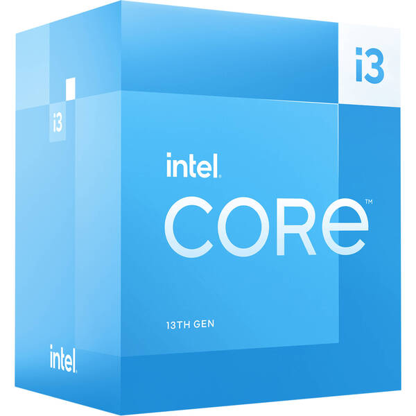 CPU INTEL I3-13100 LGA1700, 3.4(max 4.5)GHz, 12Mb, BOX, 4*CORE, UHD intel 730, TDP 60W (BX8071513100) купить по самой низкой цене
