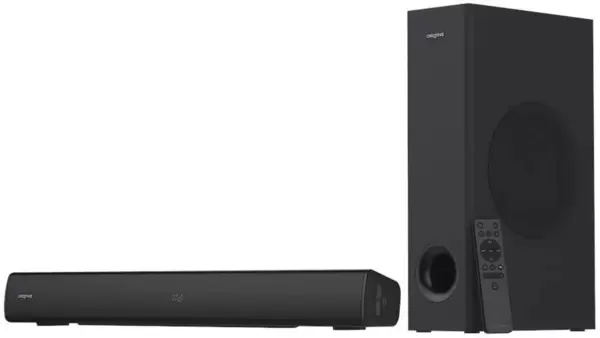 Саундбар Creative Stage V2, 2.1 (51MF8375AA001) (40+40Вт, AUX, Bluetooth, Д/У, оптический вход) BLACK купить по самой низкой цене
