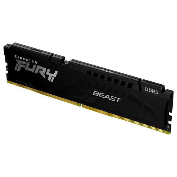DDR5 DIMM 8Gb 5600MHZ Kingston Fury Beast (KF556C40BB-8) PC4-44800, CL40, 1.25V, XMP, радиатор купить по самой низкой цене