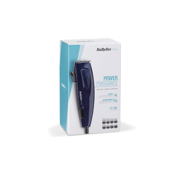 Машинка для стрижки волос BaByliss E695E (питание от сети, 8 насадок, 9 установок длины от 0.5мм до 25мм) купить по самой низкой цене