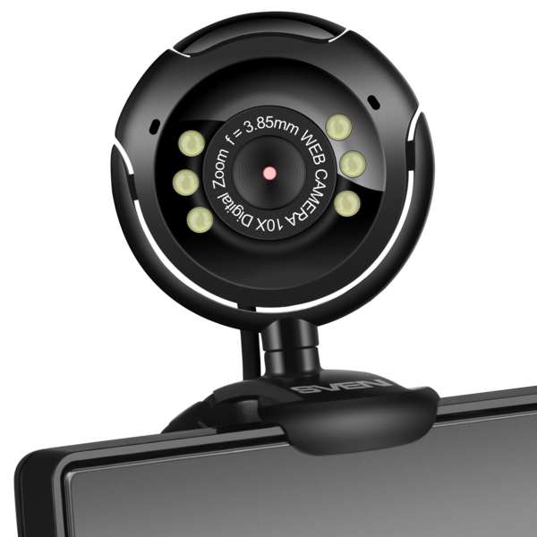 WEB-камера SVEN IC-302 (USB,  640x480/30Гц, микрофон, LED-подсветка) купить по самой низкой цене