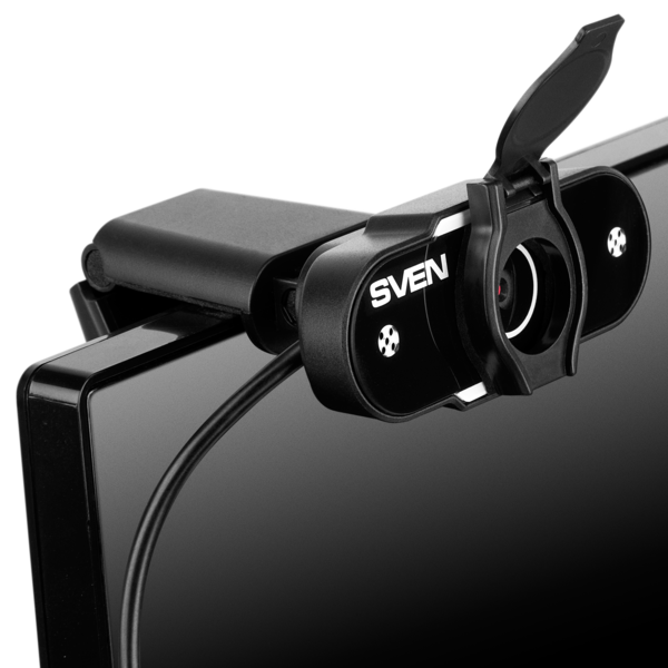 WEB-камера SVEN IC-915 (USB, 1280x720/30Гц, микрофон, защитная шторка объектива) купить по самой низкой цене