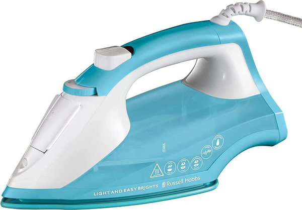 Утюг Russell Hobbs Light & Easy 26482-56 Blue (2400Вт, вертикаль.отпариван, подошва керамическая) купить по самой низкой цене