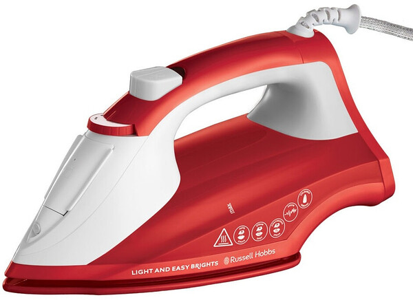 Утюг Russell Hobbs Light & Easy 26481-56 Red (2400Вт, вертикаль.отпариван, подошва керамическая) купить по самой низкой цене